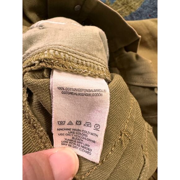 Free People Cindy Utility High Waisted Shorts Size 0 - Picture 9 of 9